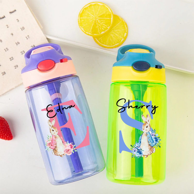 Personalised BPA Free 16oz Easter Kid Water Bottles | YouBottle64