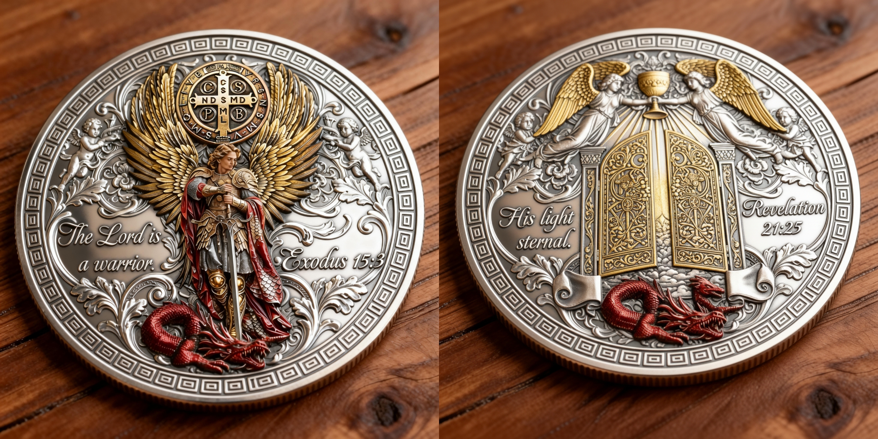 Sword of the Spirit: Archangel Michael Commemorative Coin Collection