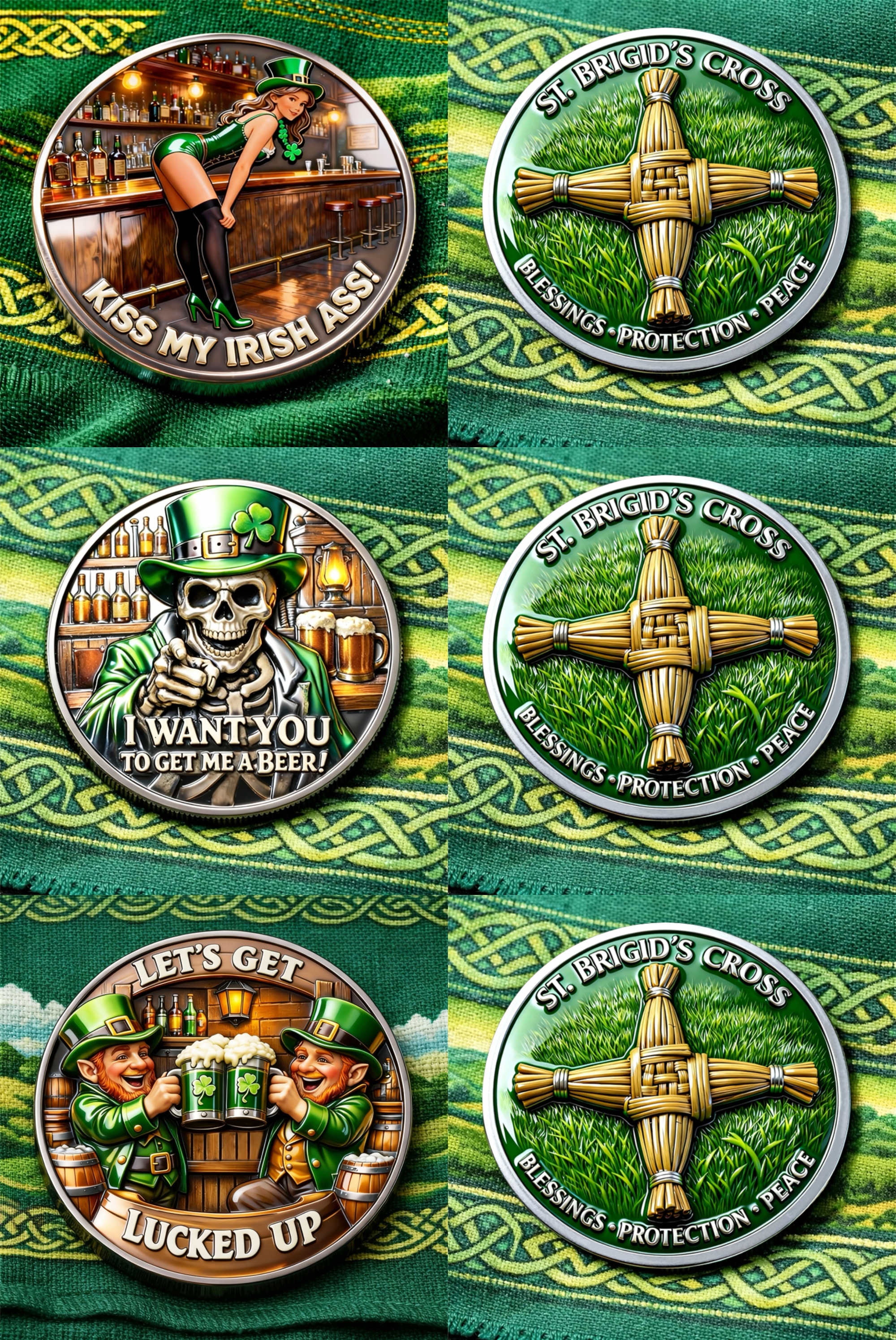 St. Patrick’s Day Irish Spirit Coin Collection