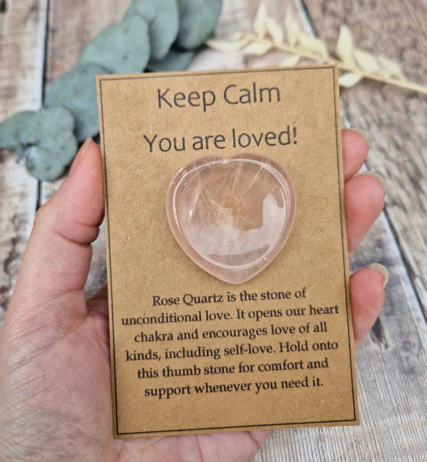 💖Good Luck Support Crystal Gift