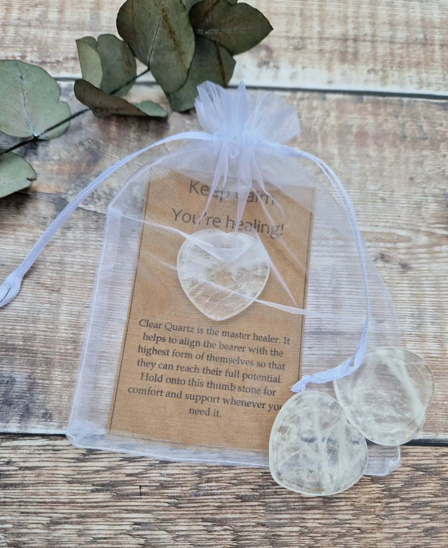 💖Good Luck Support Crystal Gift