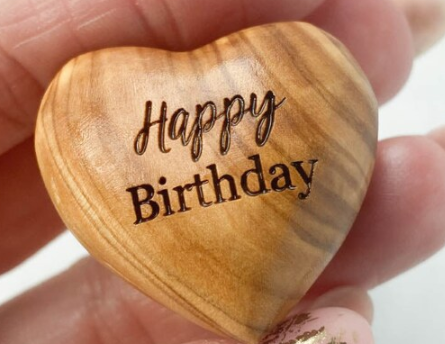 💖Handmade Pocket Hug Wooden Heart Token Gifts🎁