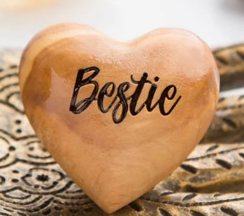 💖Handmade Pocket Hug Wooden Heart Token Gifts🎁