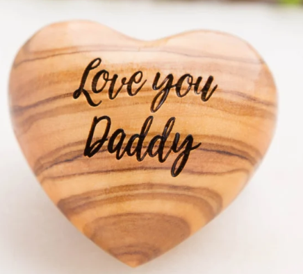 💖Handmade Pocket Hug Wooden Heart Token Gifts🎁