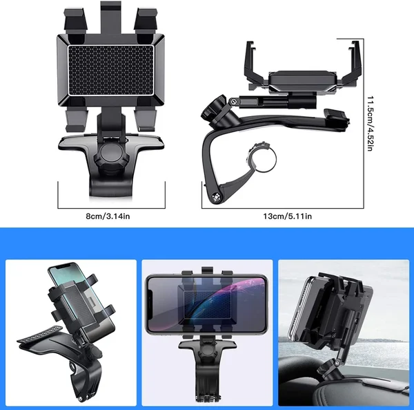 Multifunctional Car Dashboard Mobile Phone Holder