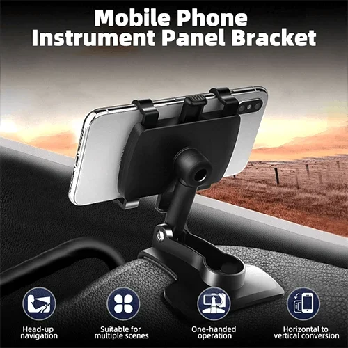 Multifunctional Car Dashboard Mobile Phone Holder