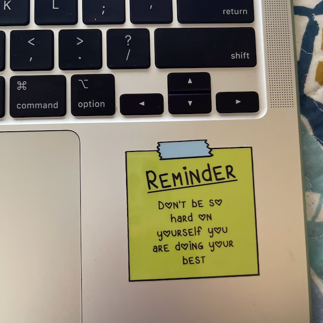 💖🎁Mental Health Sticky Note Stickers