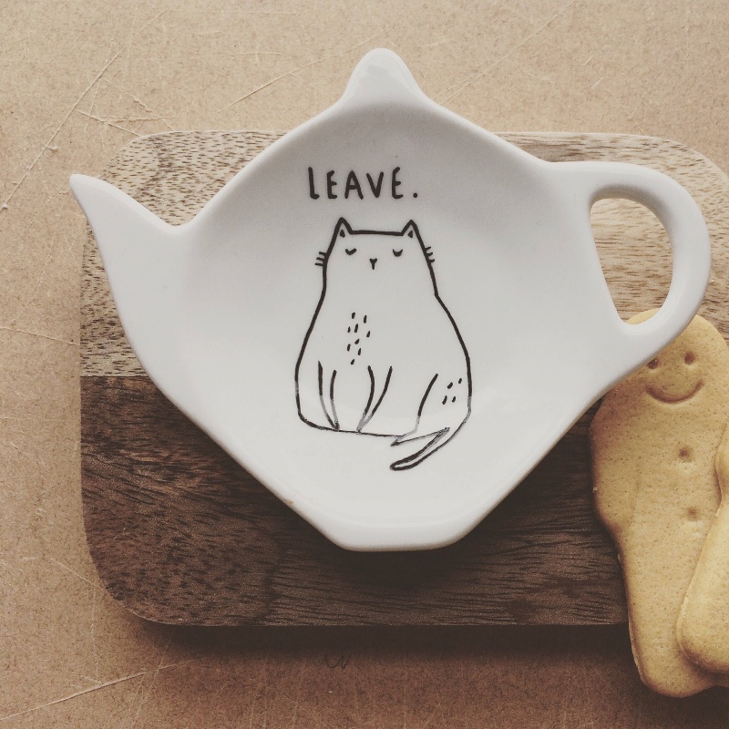 🐱Antisocial Cat Tea Bag Holder