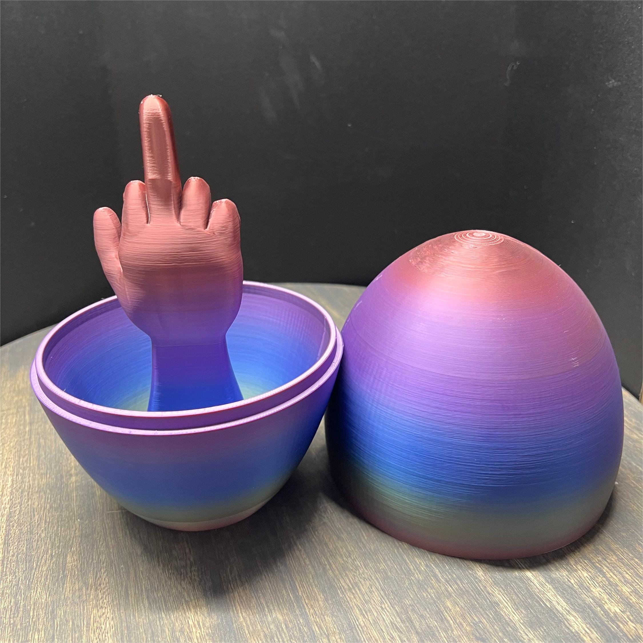 Surprise Middle Finger Easter Egg Ornaments