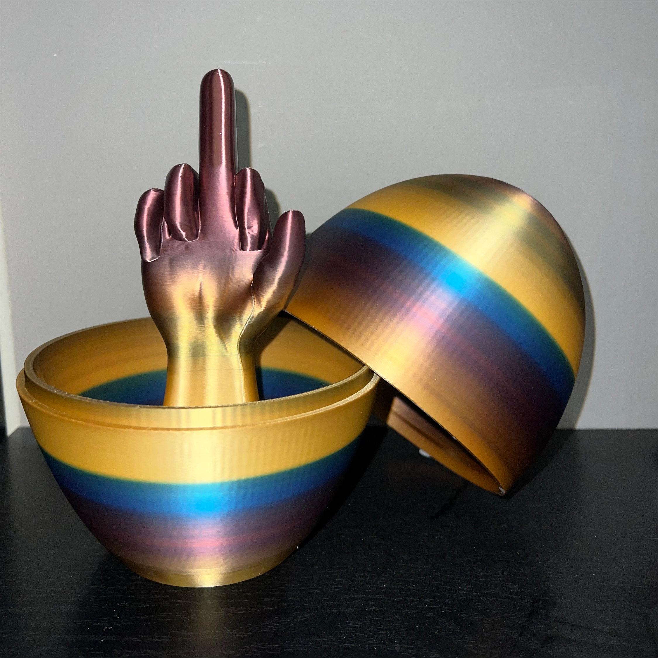 Surprise Middle Finger Easter Egg Ornaments