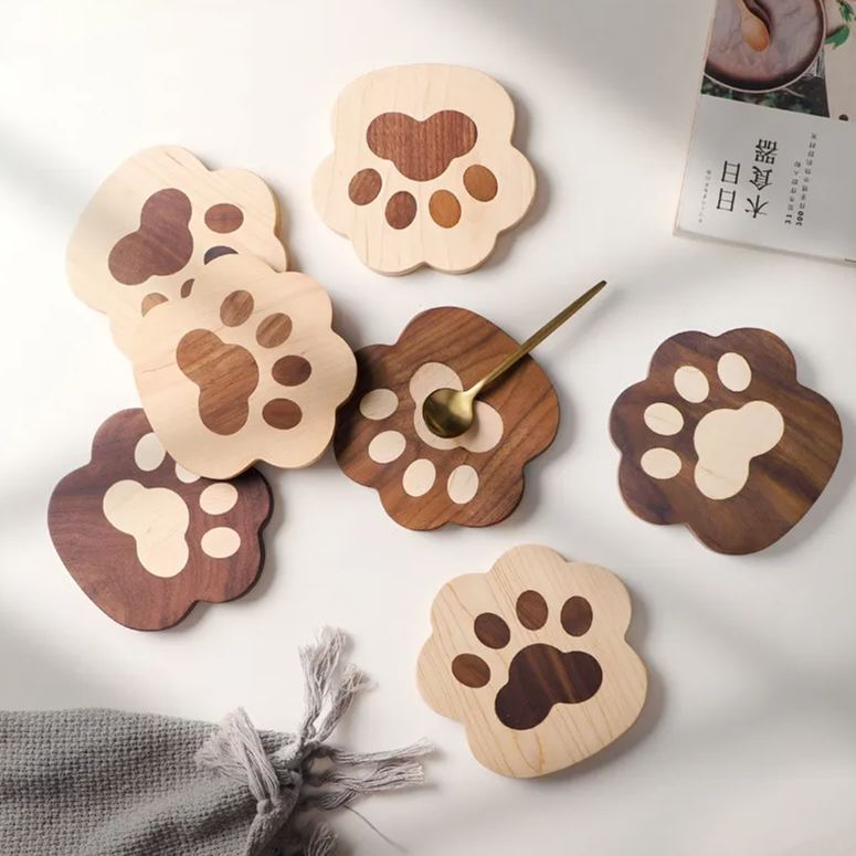 🐻Bear Claw Wooden Coaster🌲Early Christmas Sale