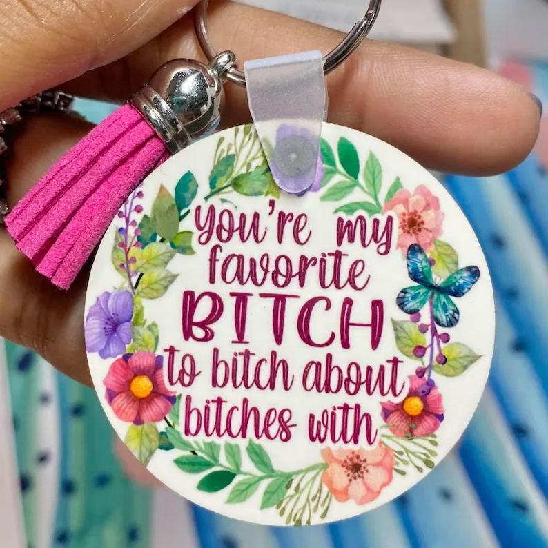 🌺Funny And Ironic Keychain Gift