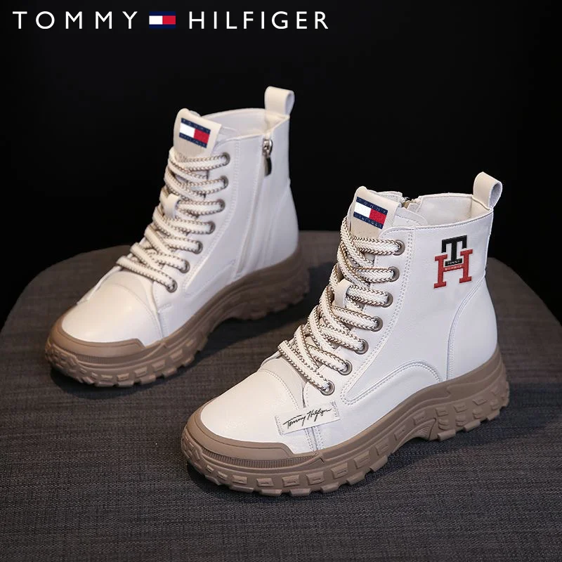 Damskie ocieplane buty zimowe Tommy Hilfiger® 2023 Wygodne, antypoślizgowe buty na co dzień.