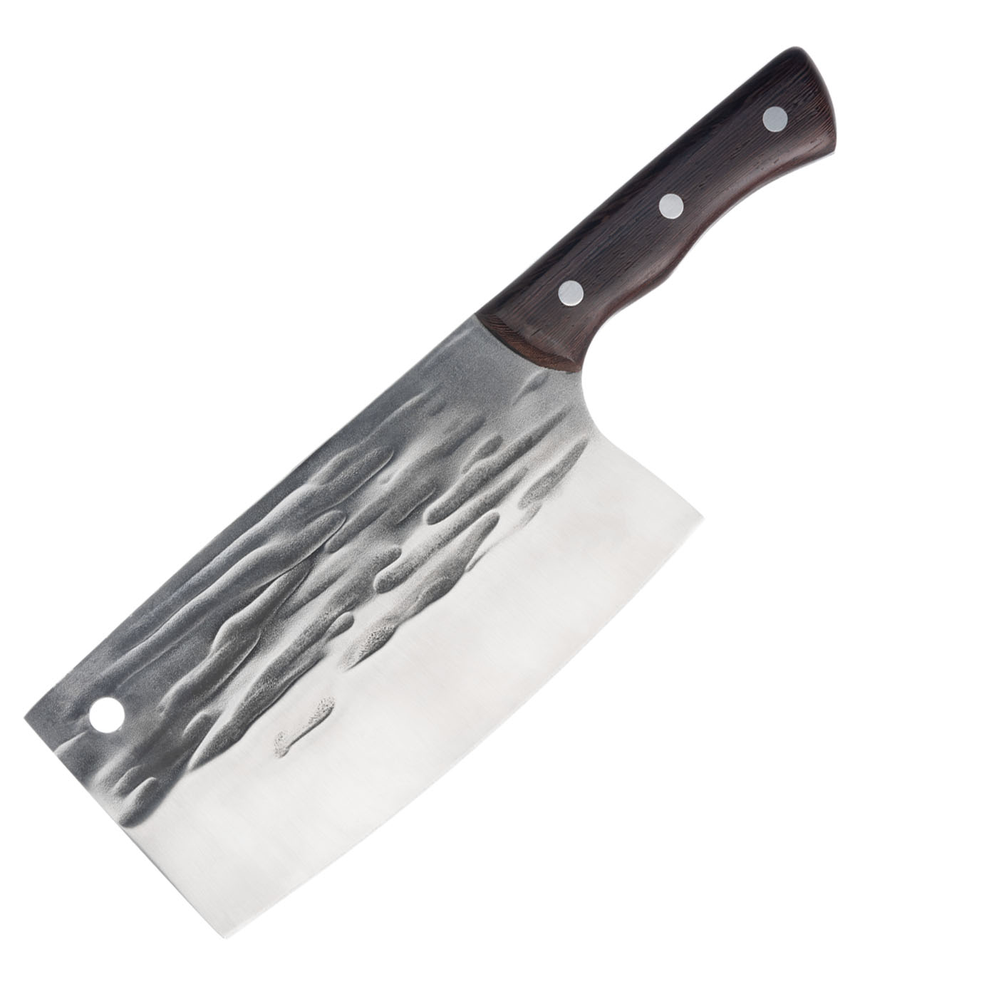 Paofu 8" Full Tang Curved Butcher Knife