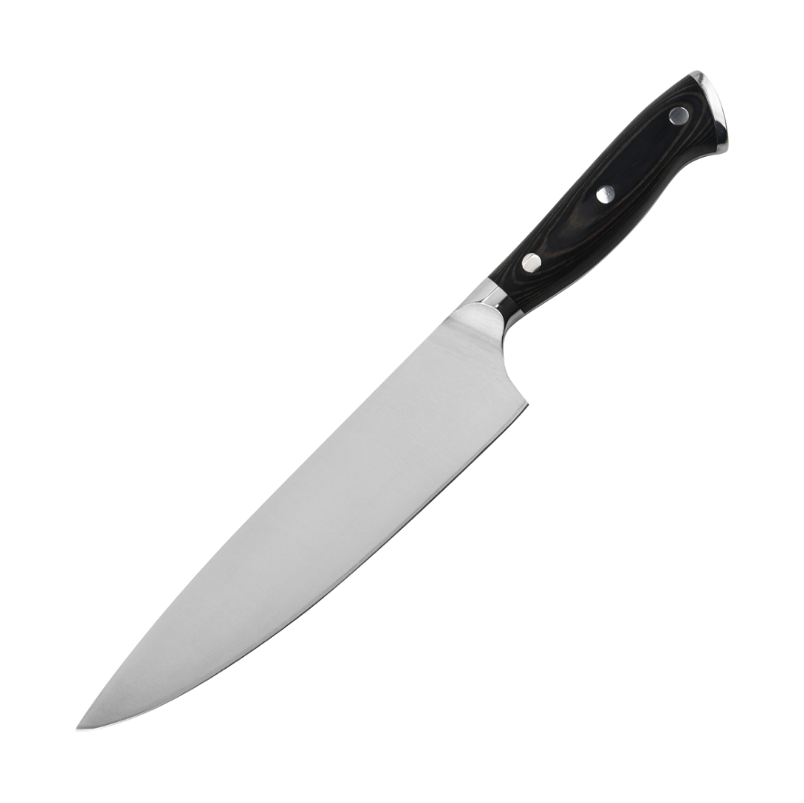 Classic 8" Wooden Handle Chef Knife