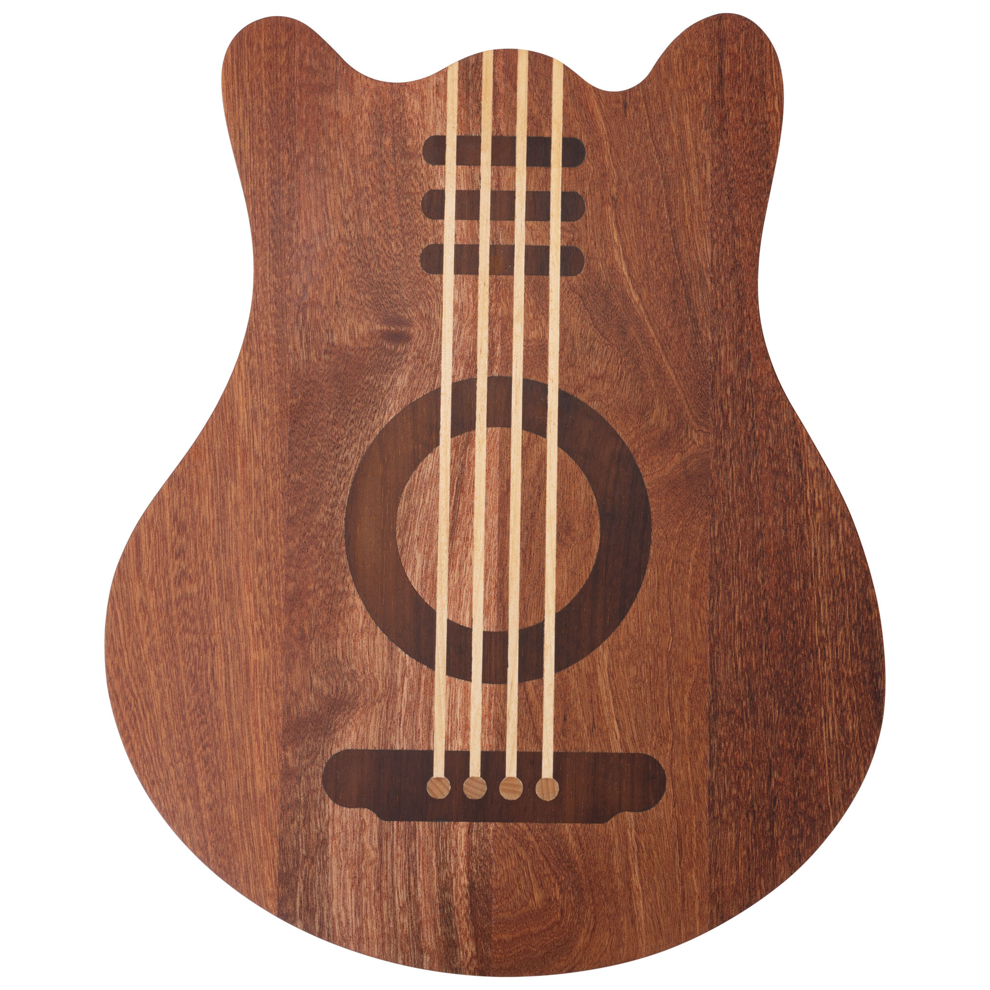 Musical Instrument Series Wooden Acoustic Guitar Cutting Board B