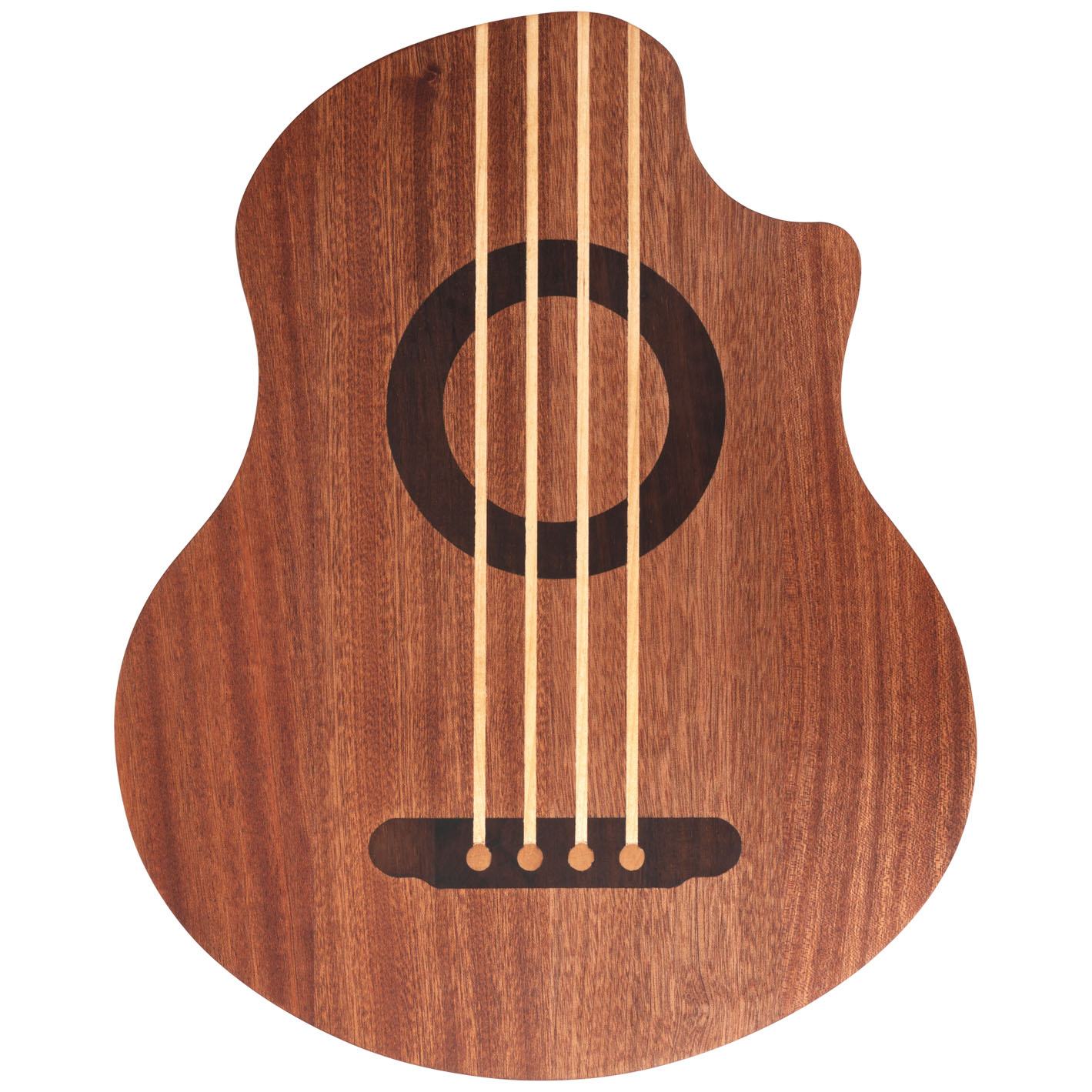 Musical Instrument Series Wooden Acoustic Guitar Cutting Board A