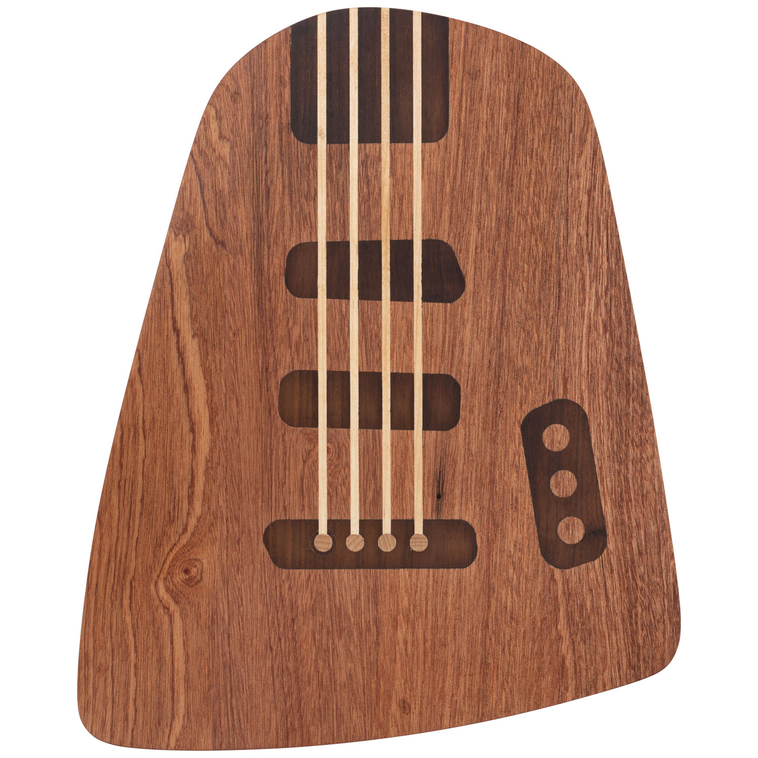 Musical Instrument Series Wooden Electric Guitar Cutting Board