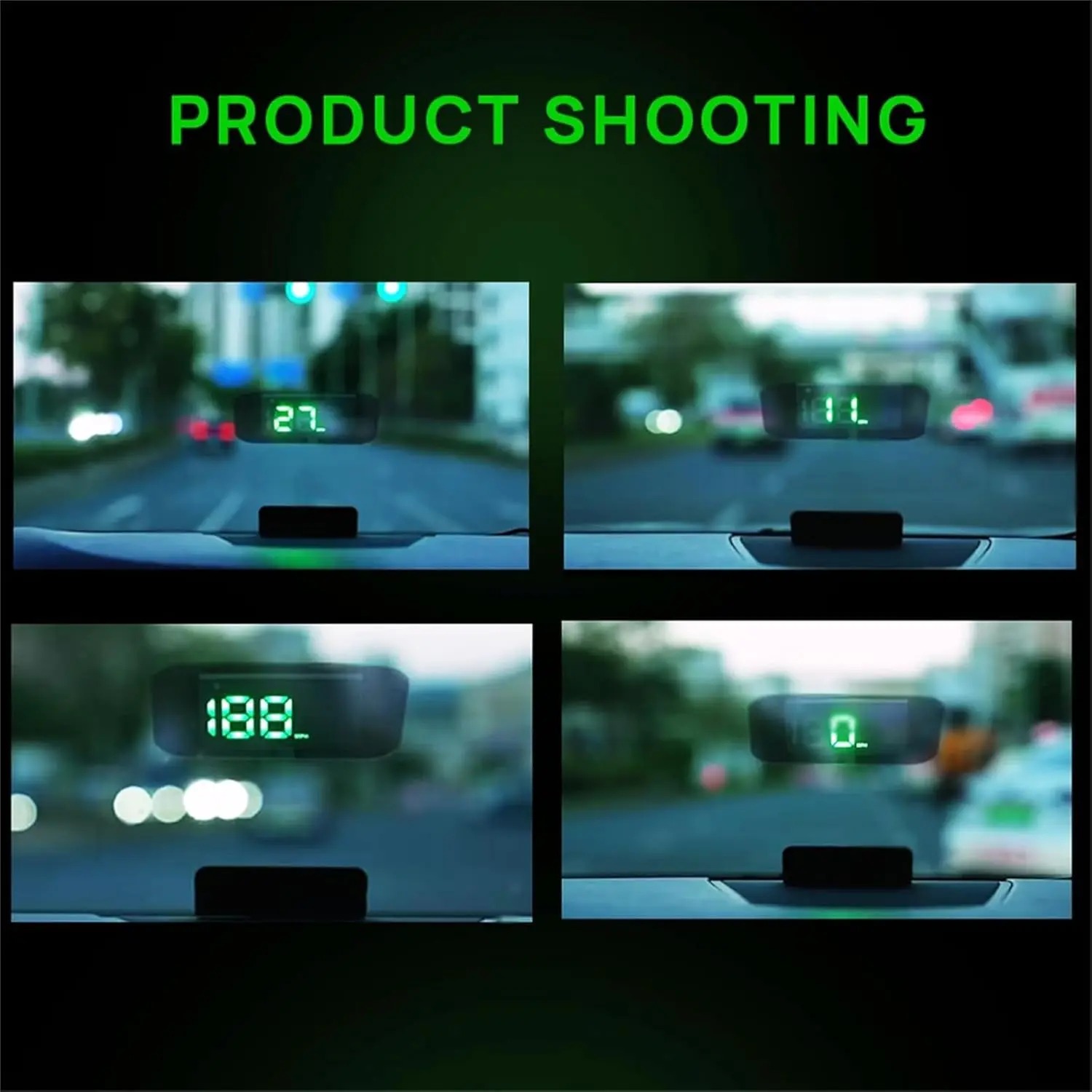 GPS HUD Speedometer for Cars – Large MPH Display, Auto Brightness, USB Plug & Play