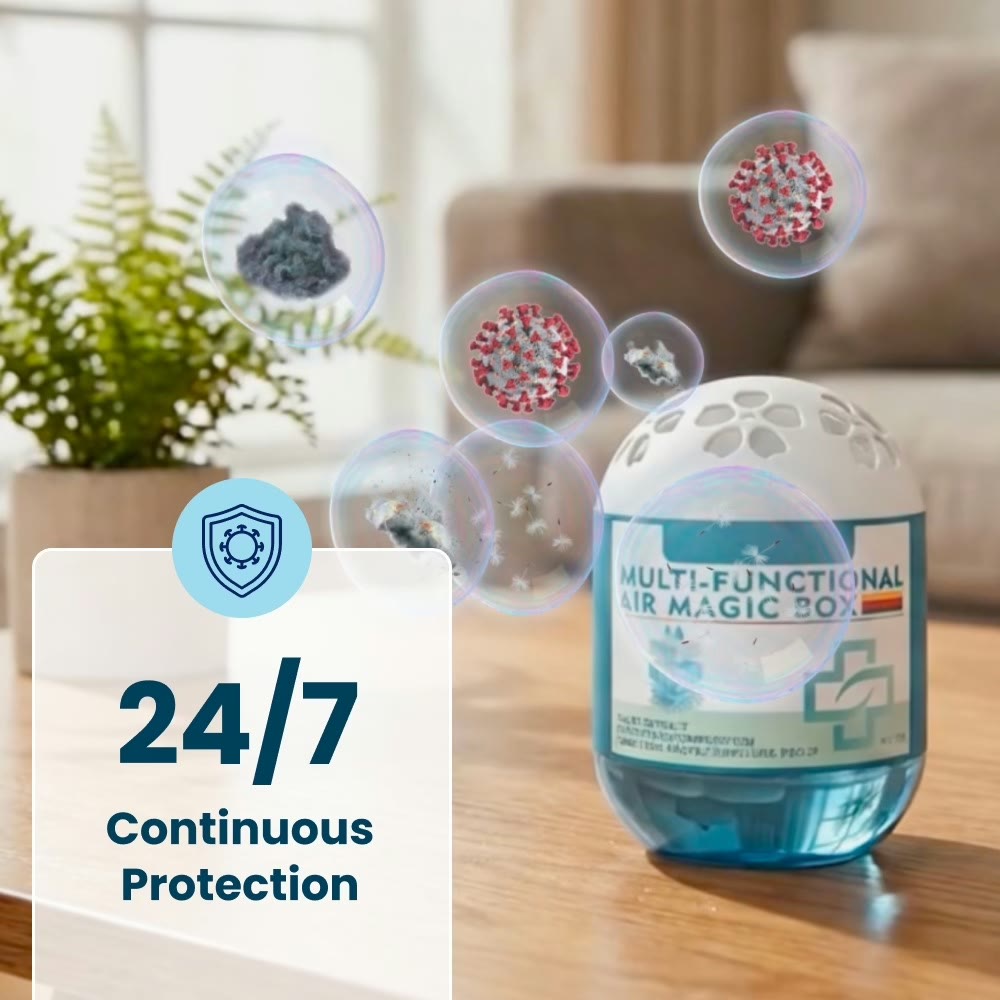 Household Anti-Mold Box: Powerful Mold Odor Remover, Moisture Absorber, and Mold Preventer - Blue - 4pcs - image 8