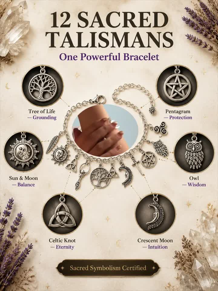 【Sun and Moon Tree of Life Bracelet】Wear 12 talismans to block negativity, No more bad vibes! - image 6