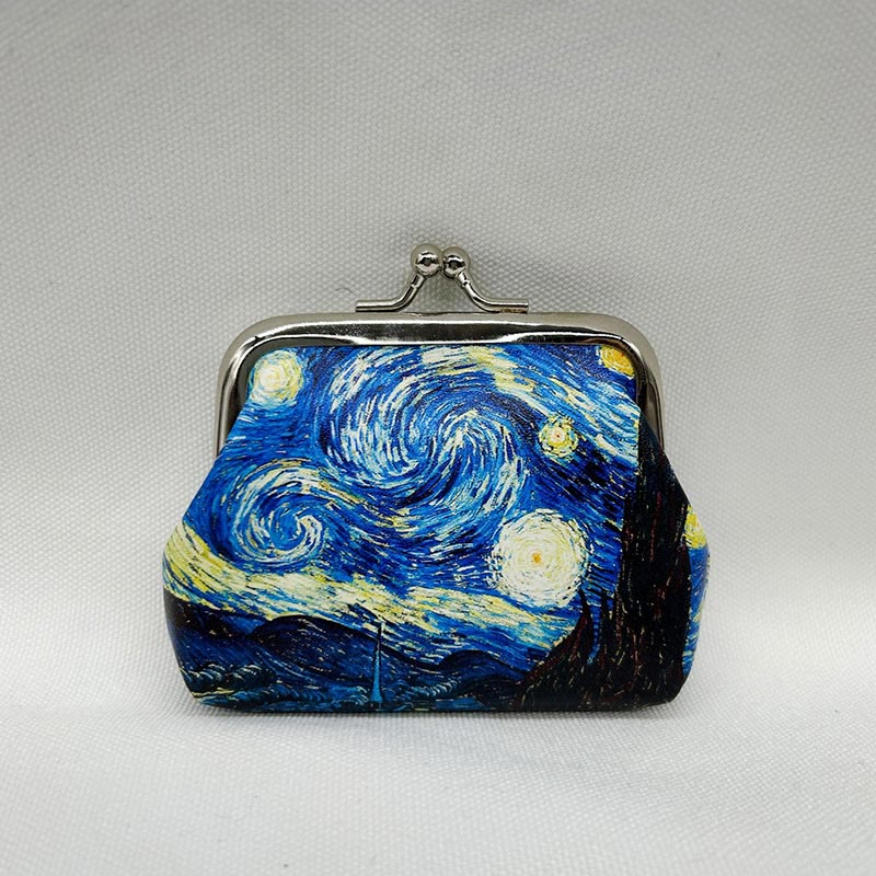 Art Vintage Oil Painting Women's Coin Purse - 3 - image 1