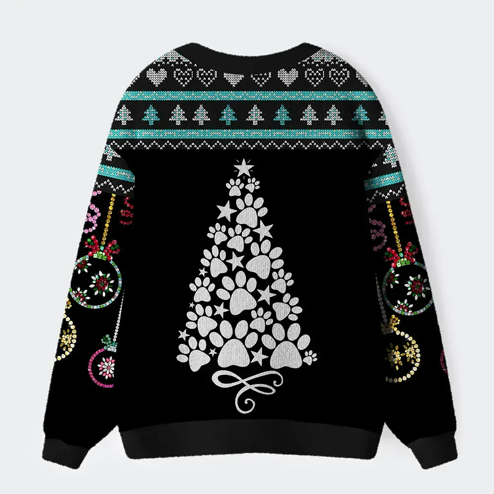 Cats Are Watching You Closely Long Sleeved Sweater Cardigan - image 2