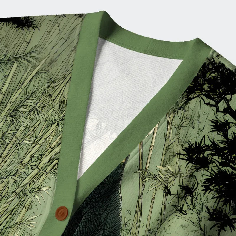 Cat Under The Moon Long Sleeved Sweater Cardigan - image 3