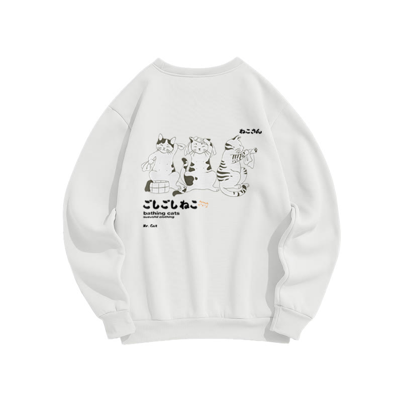 Unisex Bath Time Long Sleeved Crew Neck Sweatshirt - image 1