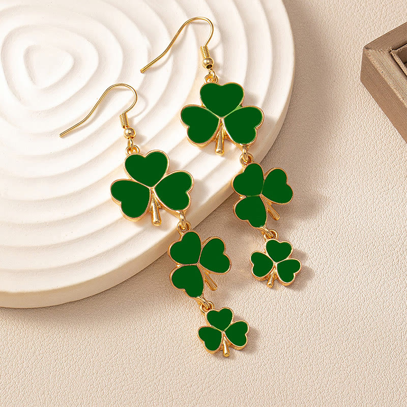 St. Patrick's Day Irish Party Fashion Clover Earrings - image 2