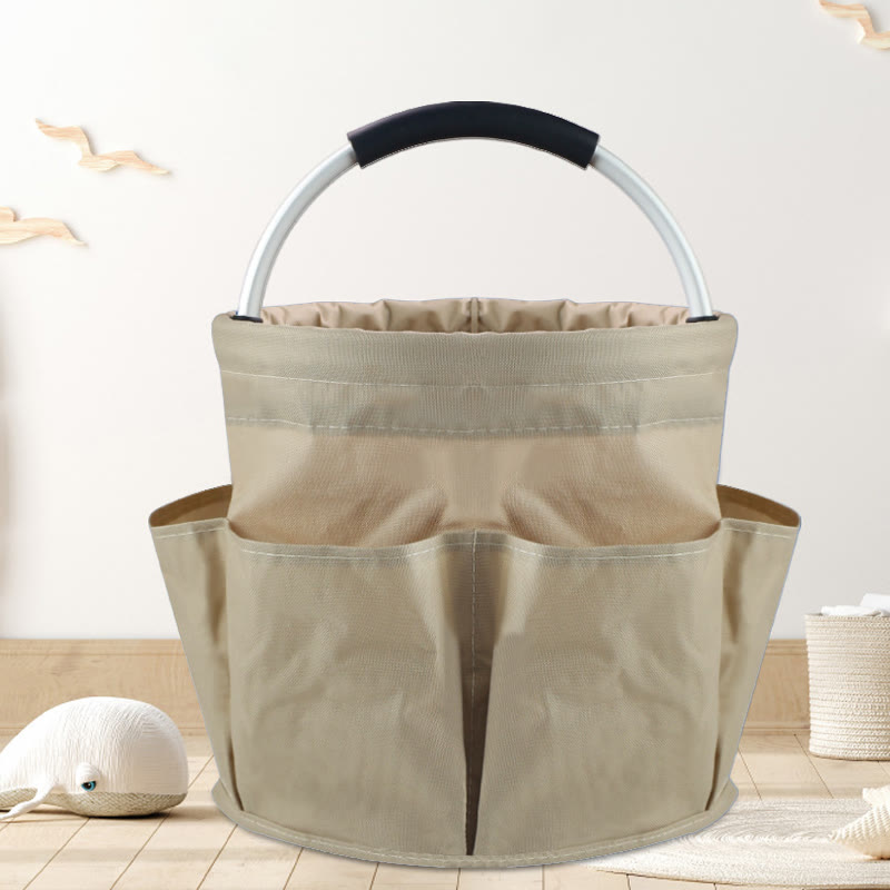 Outdoor Beach Portable Waterproof Storage Basket - Khaki - 29*27 - image 2