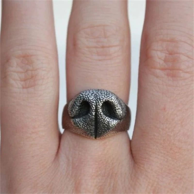 Funny Puppy's Nose Adjustable Opening Rings - image 1