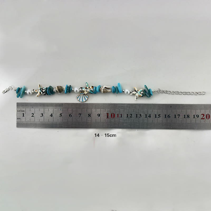 Beach Shell And Starfish Handmade Bracelet - image 5