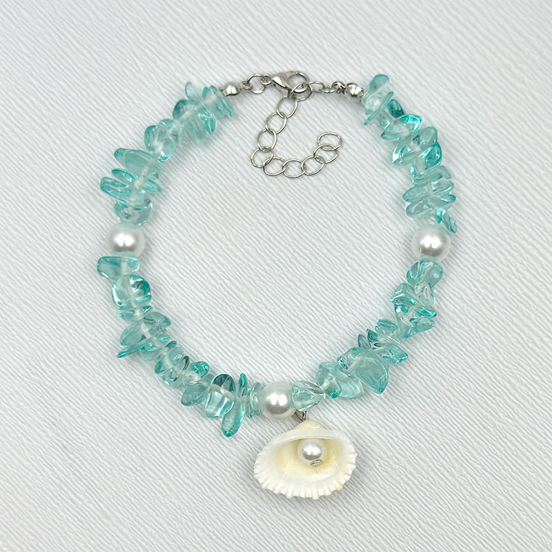 Beach Shell And Starfish Handmade Bracelet - 21 - 15-20cm - image 28