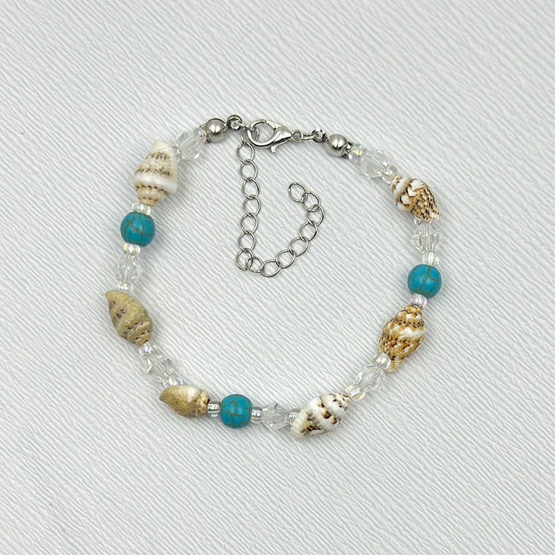 Beach Shell And Starfish Handmade Bracelet - 31 - 15-20cm - image 38