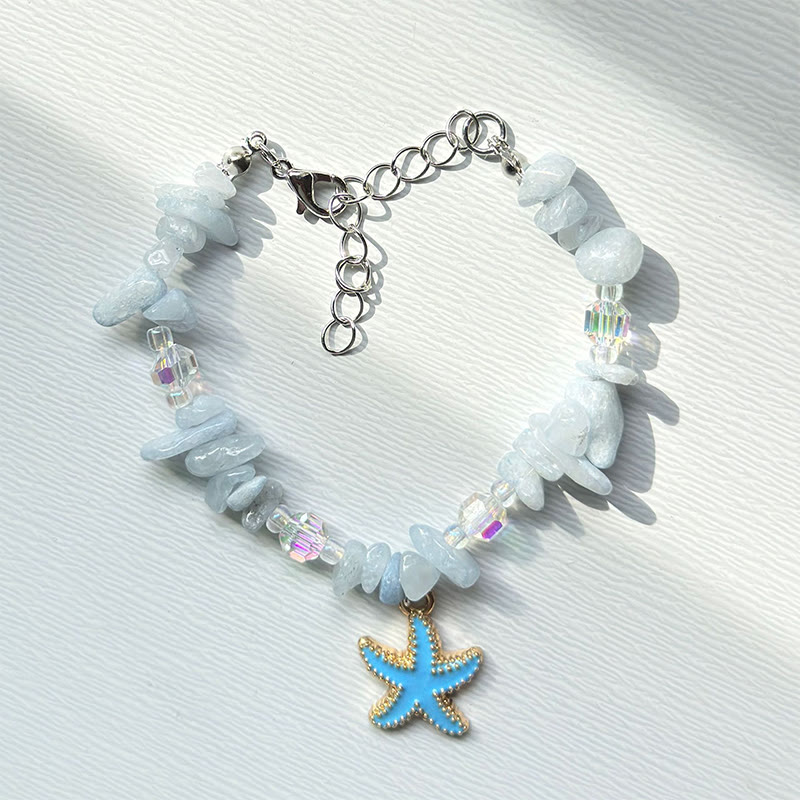 Beach Shell And Starfish Handmade Bracelet - 41 - 15-20cm - image 48