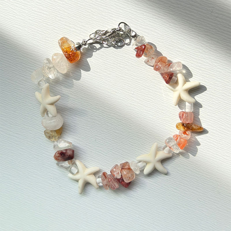 Beach Shell And Starfish Handmade Bracelet - 52 - 15-20cm - image 59