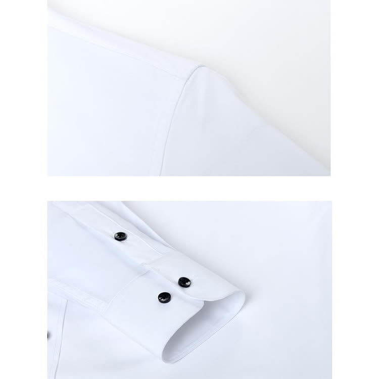 Gentle Office Man High Elasticity Non-iron Thin Shirt - image 11