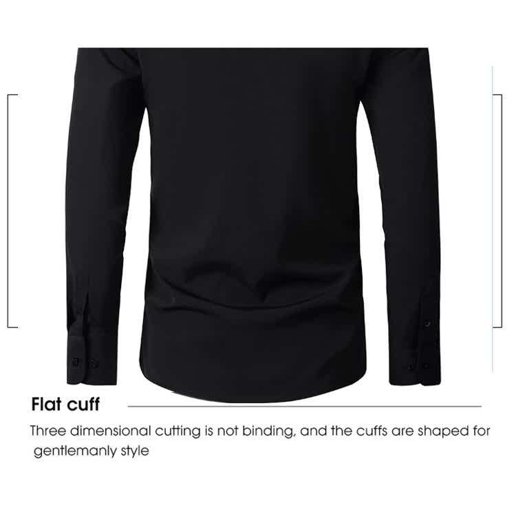 Gentle Office Man High Elasticity Non-iron Thin Shirt - image 16
