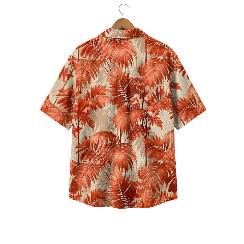 Men's Vintage Tropical Print Camp Shirt – Premium Short Sleeve Resort Shirt for Relaxed Summer Days - image 2
