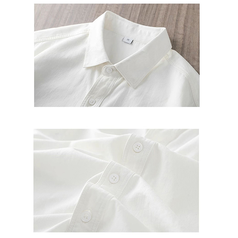 Cotton Allover Star Pattern Short Sleeve Lapel Collar Shirt - image 3