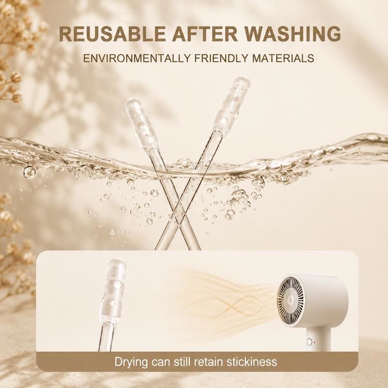 Reusable Natural Resin-Tip Ear Cleaner Earwax Removal Tools for Dry Earwax & Outer Ears - image 2