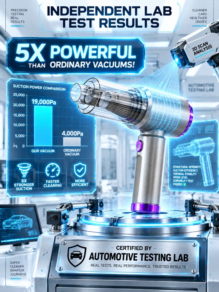 32,000Pa Powerful Cordless Car Vacuum Cleaner - image 1