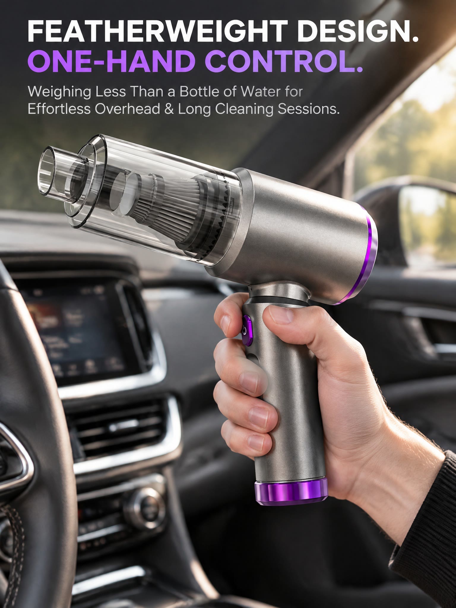 32,000Pa Powerful Cordless Car Vacuum Cleaner - image 10