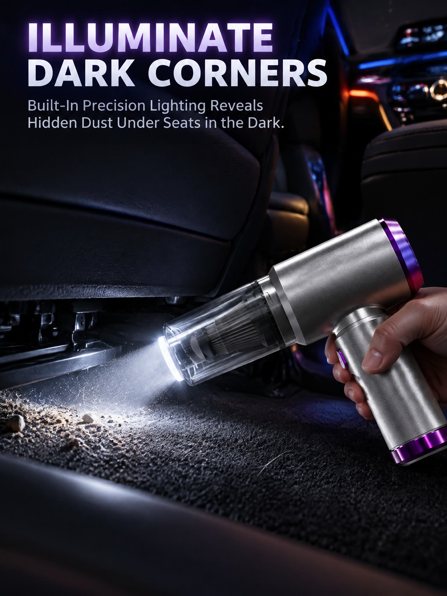 32,000Pa Powerful Cordless Car Vacuum Cleaner - image 15