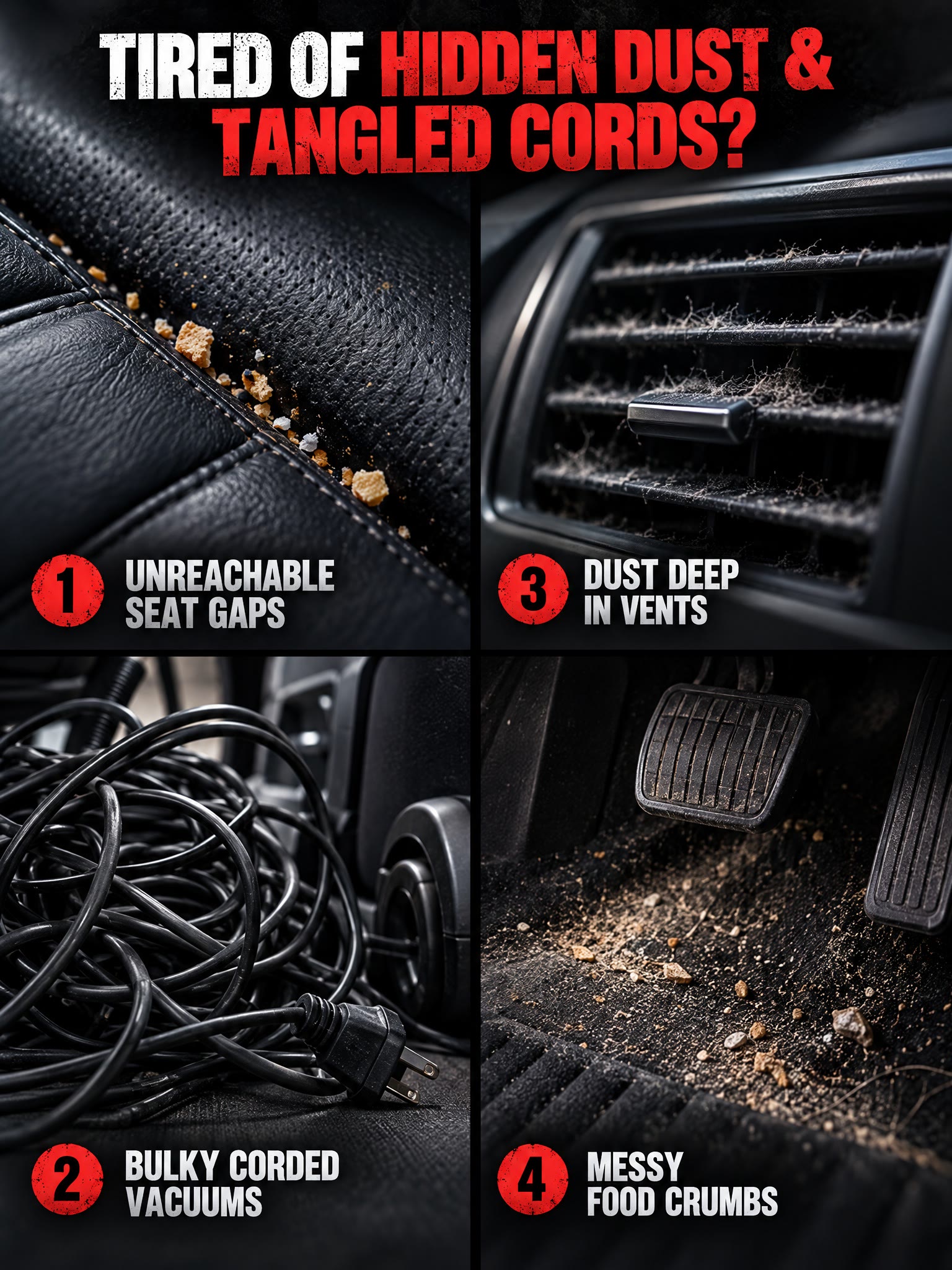 32,000Pa Powerful Cordless Car Vacuum Cleaner - image 35