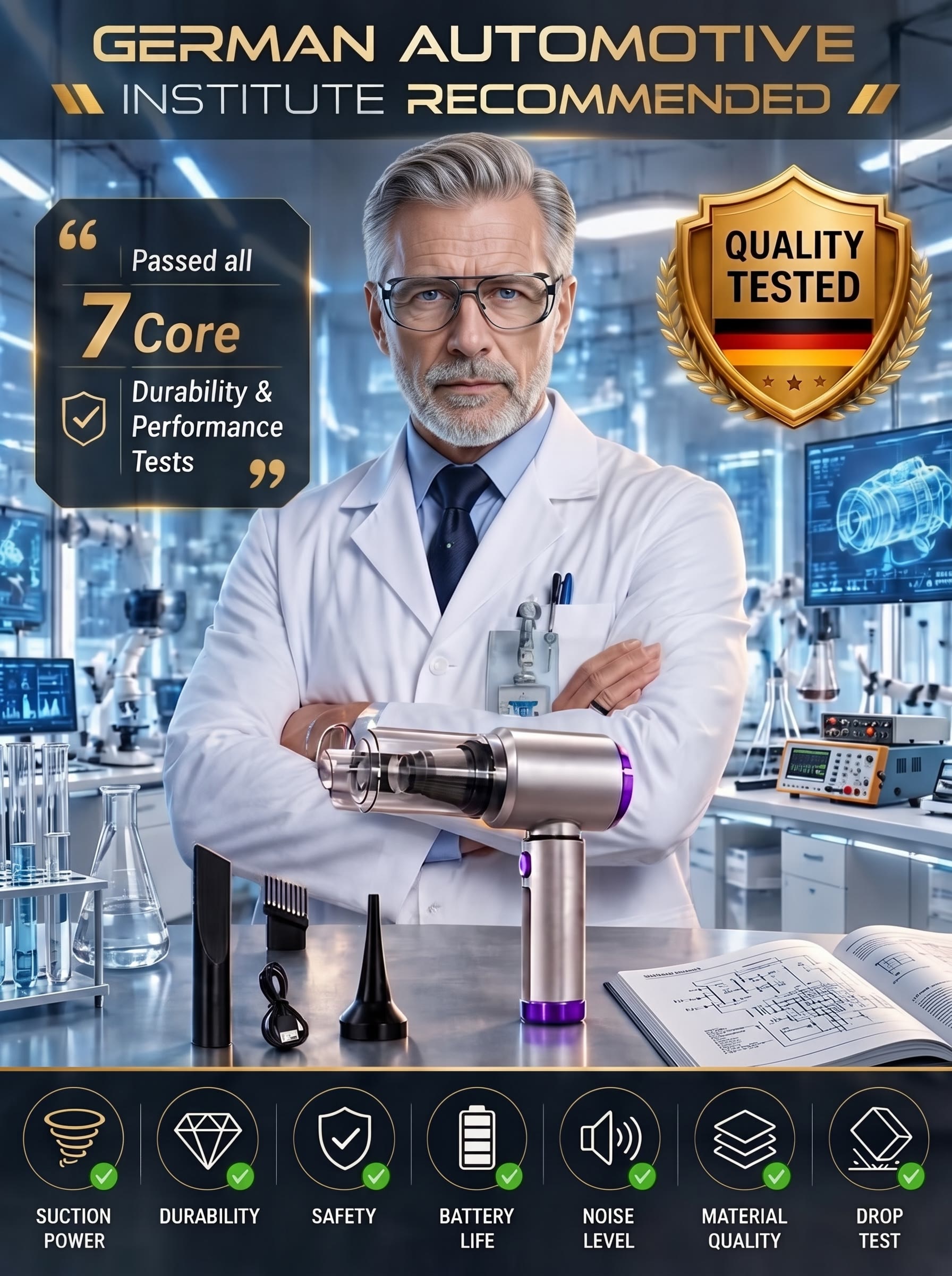 32,000Pa Powerful Cordless Car Vacuum Cleaner - image 44