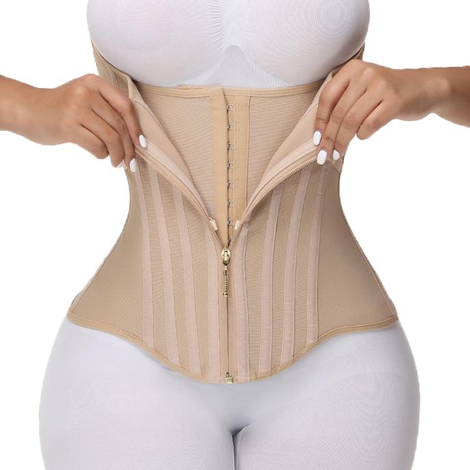 Waist Shapewear for Women Corset Sport Workout Belly Band Gym - Beige - 3XL - image 1