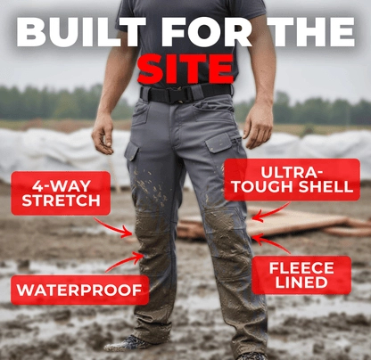 Fleece Lined Waterproof Utility Trousers - image 2