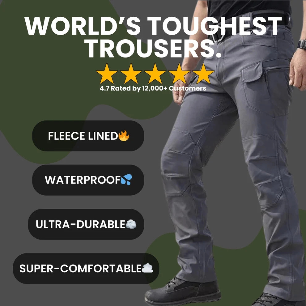 Fleece Lined Waterproof Utility Trousers - image 5